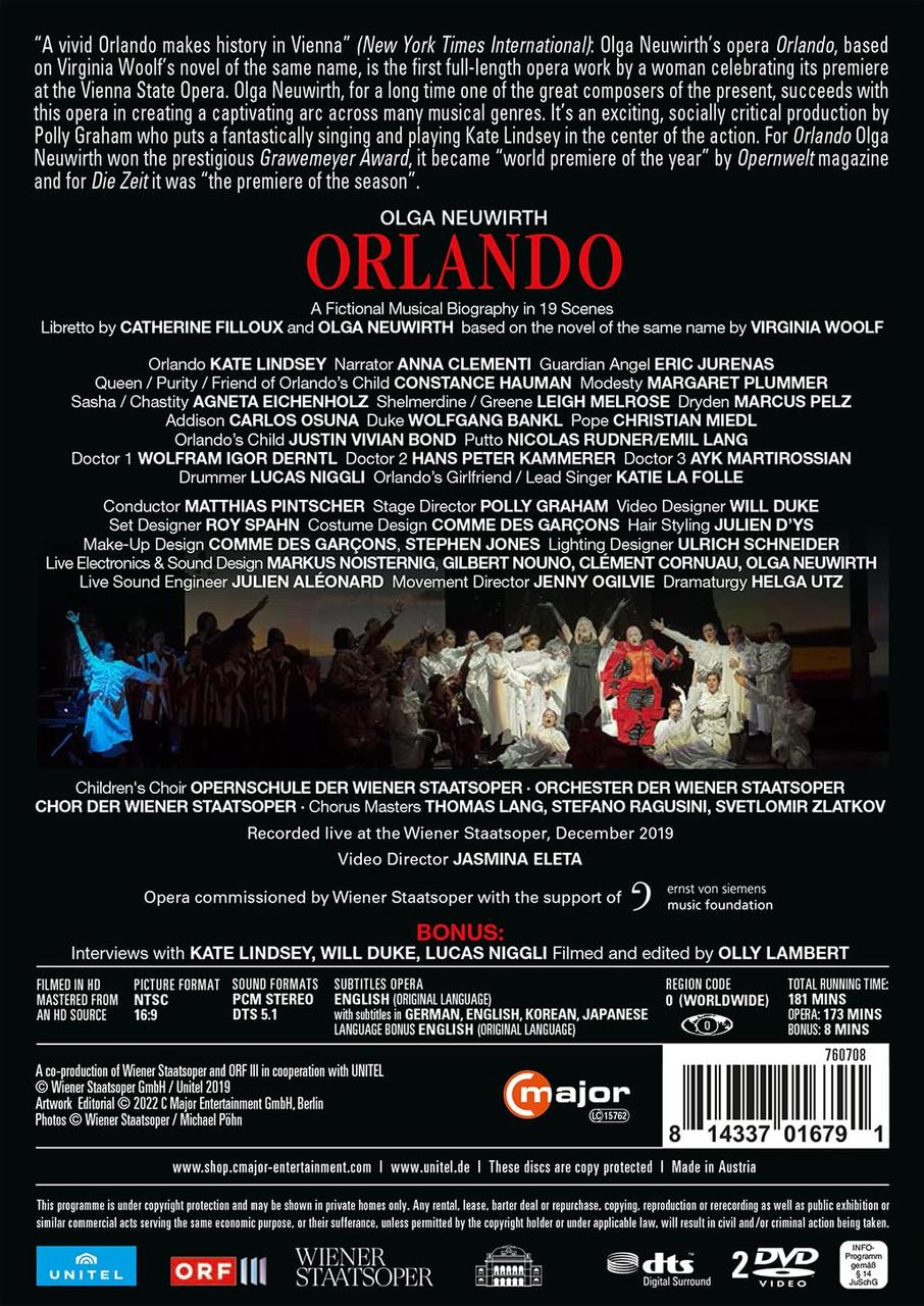Various Artists, Orchester Der Wiener Staatsoper, Chor Der Wiener Staatsoper, Opernschule Der Wiener Staatsoper - Orlando  - (DVD)