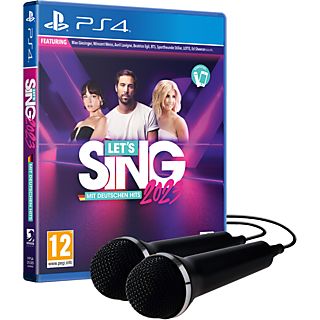 Let's Sing 2023 mit deutschen Hits (+2 Mics) - PlayStation 4 - Tedesco