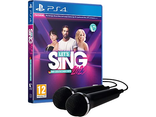 Let's Sing 2023 mit deutschen Hits (+2 Mics) - PlayStation 4 - Tedesco