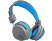 JLAB AUDIO JBuddies Studio - Headset (On-ear, Grau/Blau)