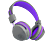 JLAB AUDIO JBuddies Studio - Headset (On-ear, Grau/Violett)