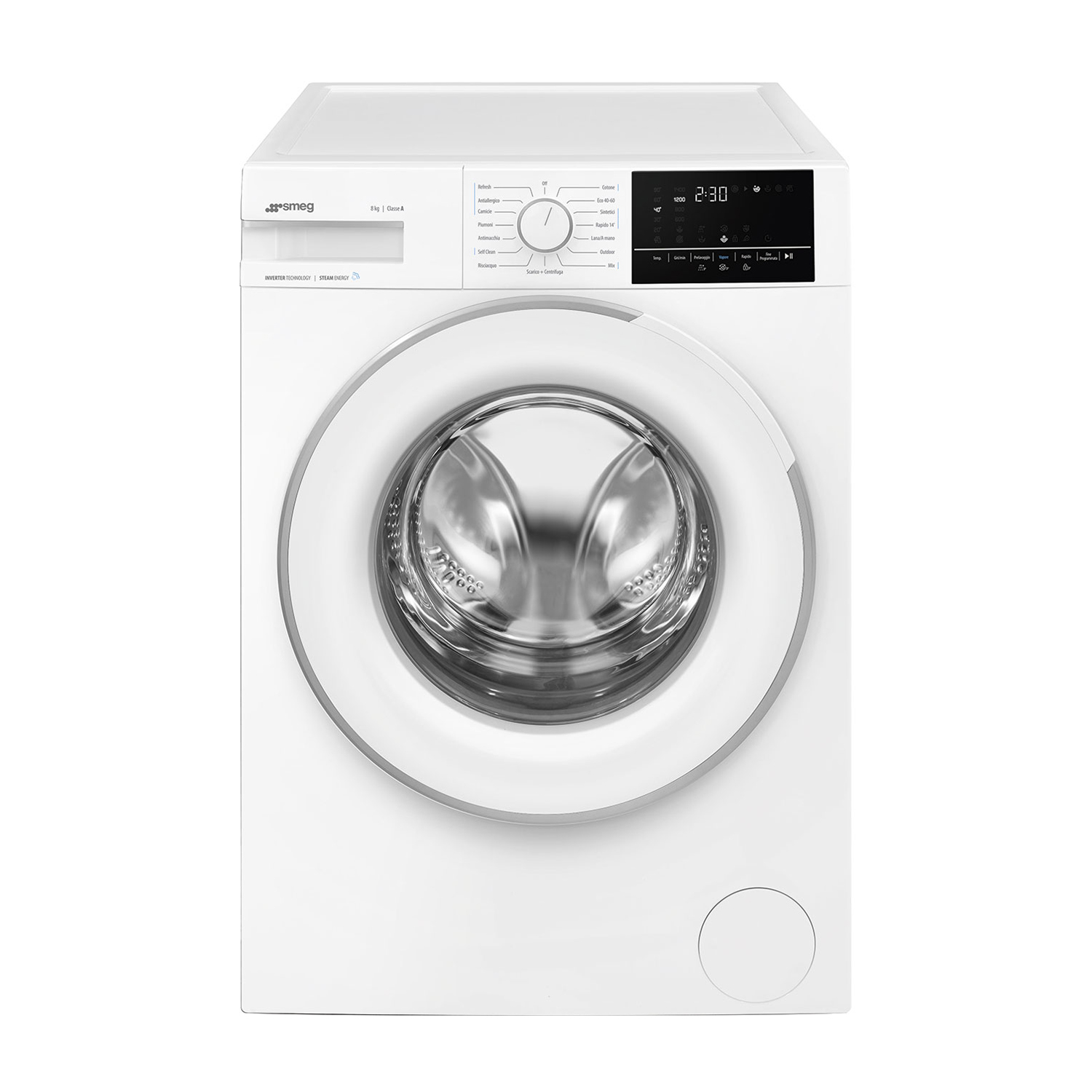 Smeg Wn84Sea Lavatrice, Caricamento frontale, 8 kg, 60 cm, Classe A