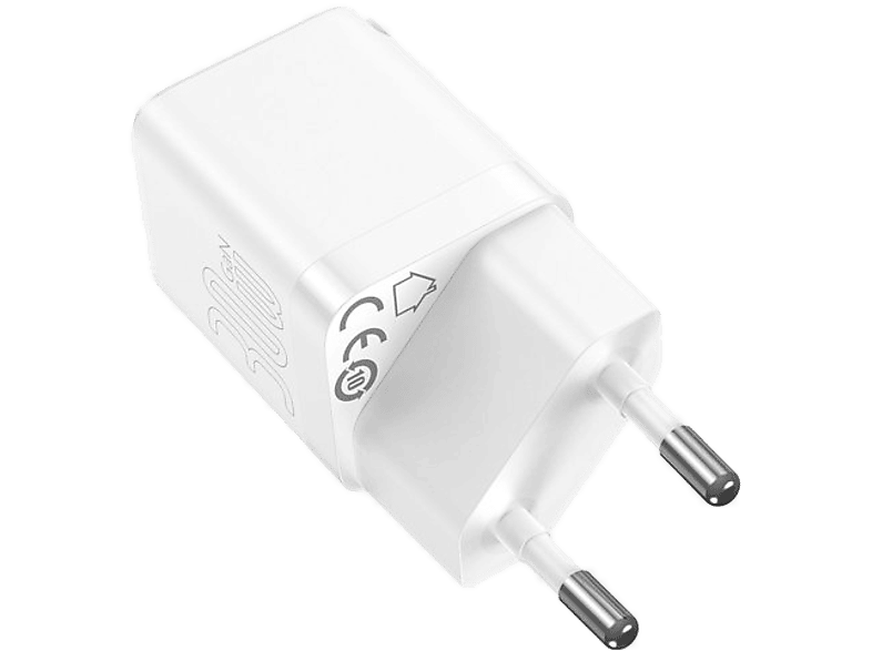 BASEUS Gan3 PD 30W Hızlı Şarj Adaptörü Beyaz_0