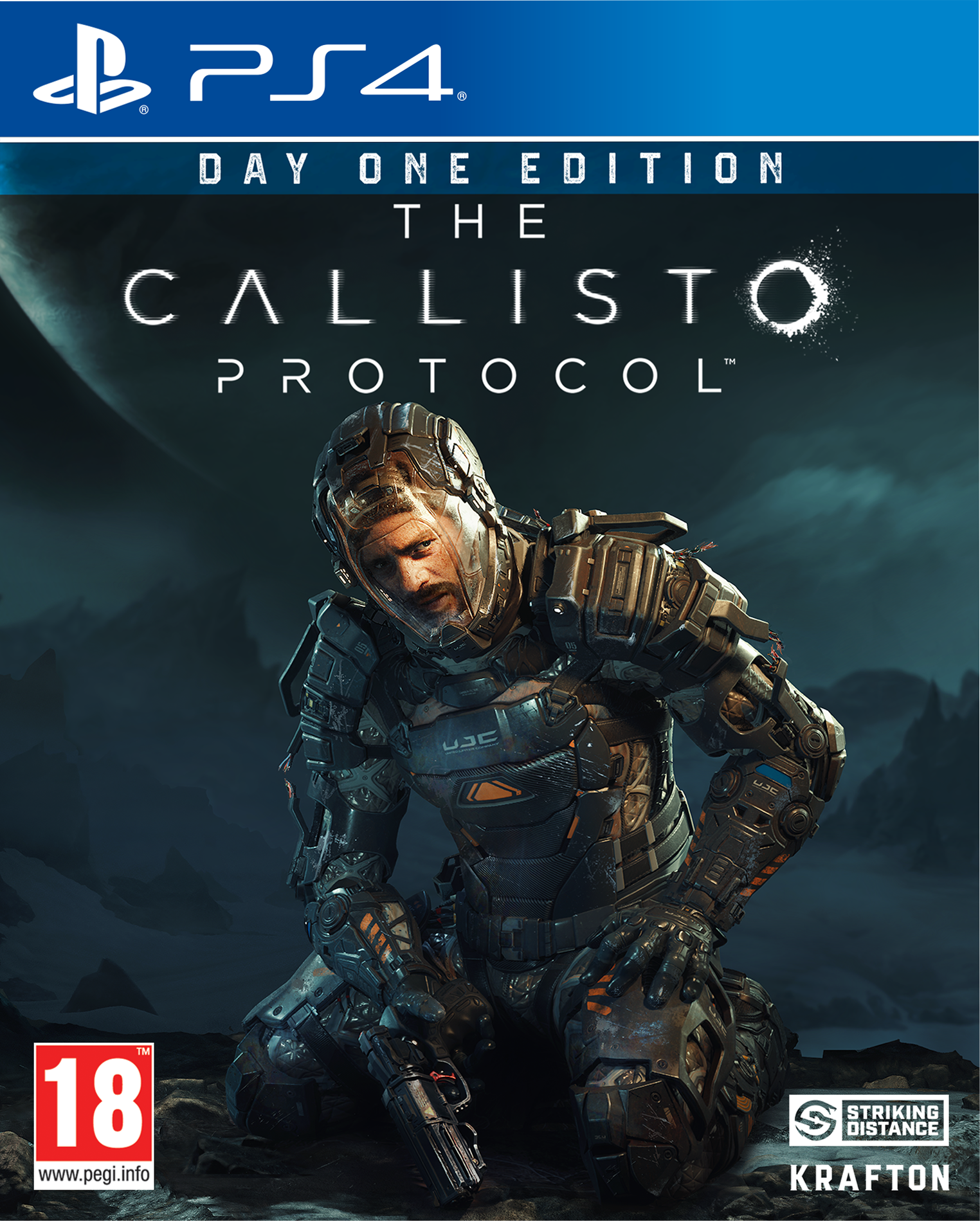 Portada del juego de PS4 'The Callisto Protocol', un juego de ciencia ficción.