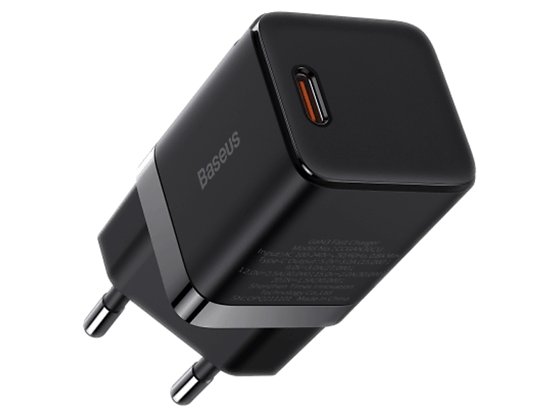 BASEUS Gan3 Fast Charger PD 30W Hızlı Şarj Adaptörü Siyah_0