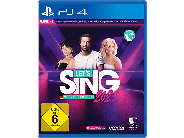 PS4 LETS SING 2023 GERMAN 4] - VERSION [PlayStation