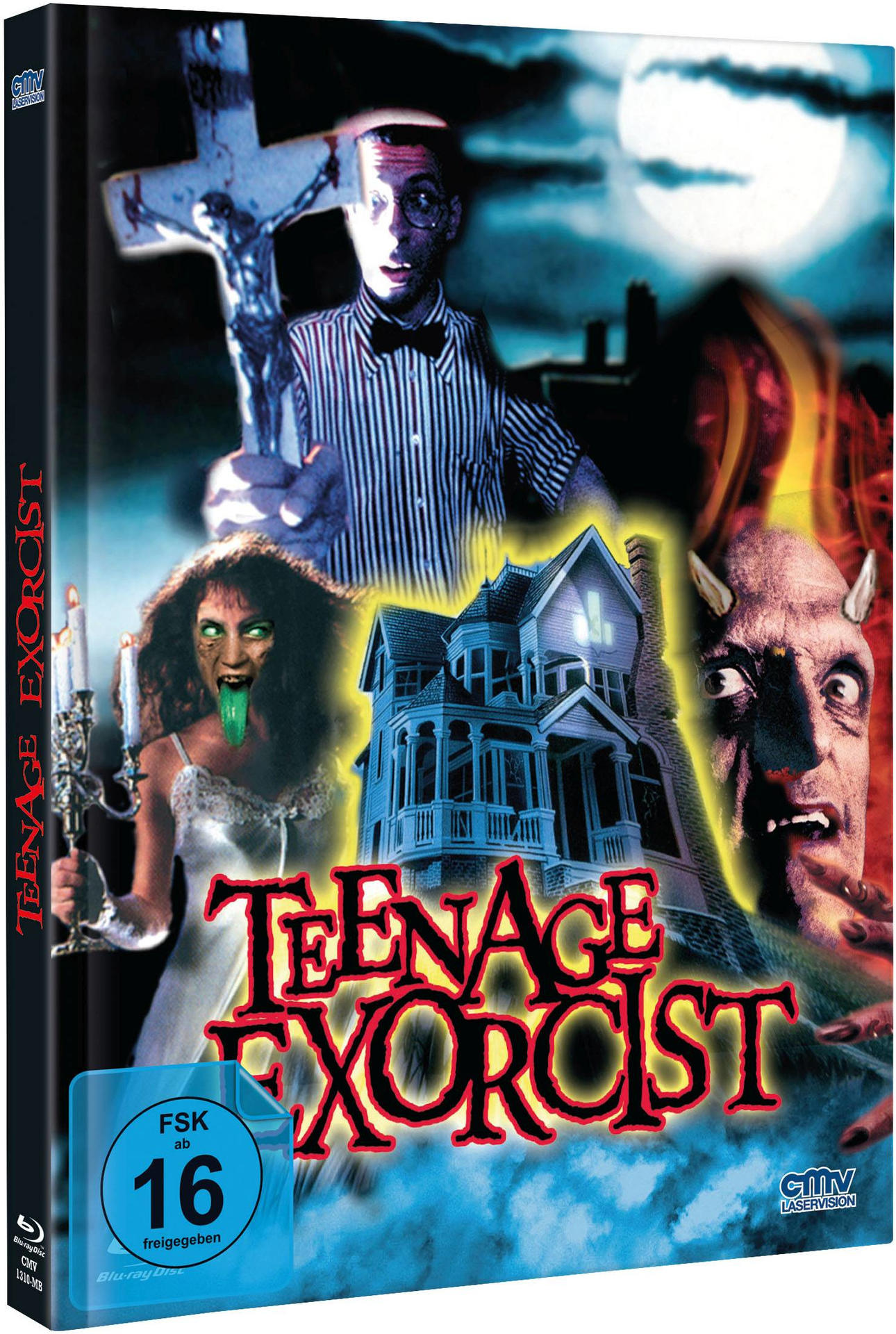 Filmcover eines Horrorfilms mit einem dämonischen Thema.