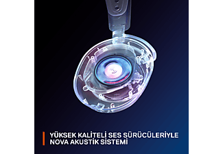 STEELSERIES Arctis Nova 7 Wireless Bluetooth Kulak Üstü Kulaklık Siyah_3