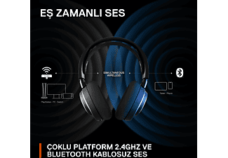 STEELSERIES Arctis Nova 7 Wireless Bluetooth Kulak Üstü Kulaklık Siyah_5