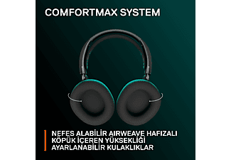 STEELSERIES Arctis Nova 7 Wireless Bluetooth Kulak Üstü Kulaklık Siyah_8