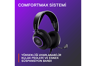 STEELSERIES Arctis Nova 3 Multi-System Oyuncu Kulak Üstü Kulaklık Siyah_6