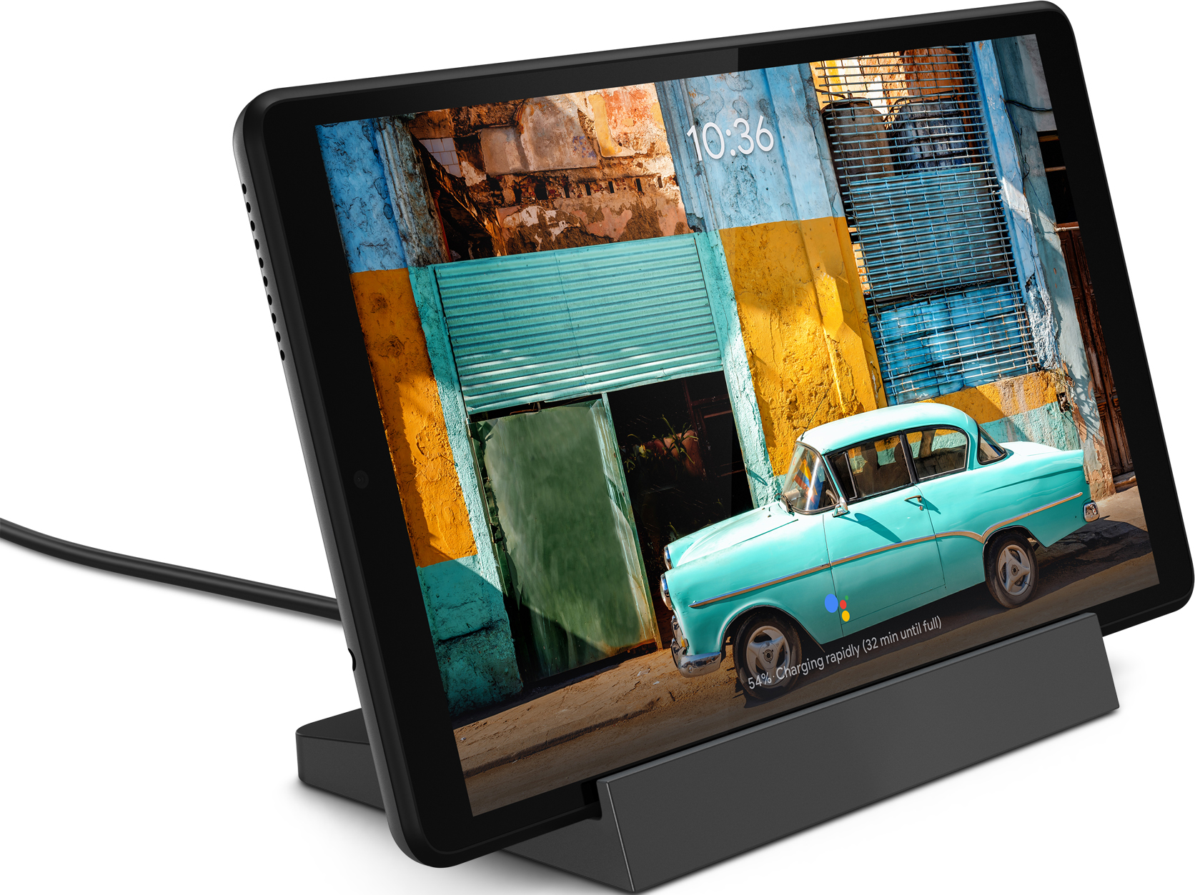LENOVO Tab M8 (3. Generation) mit Smart Charging Station - Tablet (8 ", 32 GB, Iron Grey)