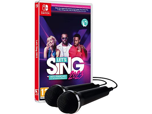 Let's Sing 2023 Hits Français et Internationaux (+2 Mics) - Nintendo Switch - Französisch