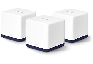 MERCUSYS Halo H50G(3-Pack), AC1900 Mbps,Gigabit Portlar,350 m²'ye Kadar Kapsama,Wi-Fi 5 Mesh Sistemi