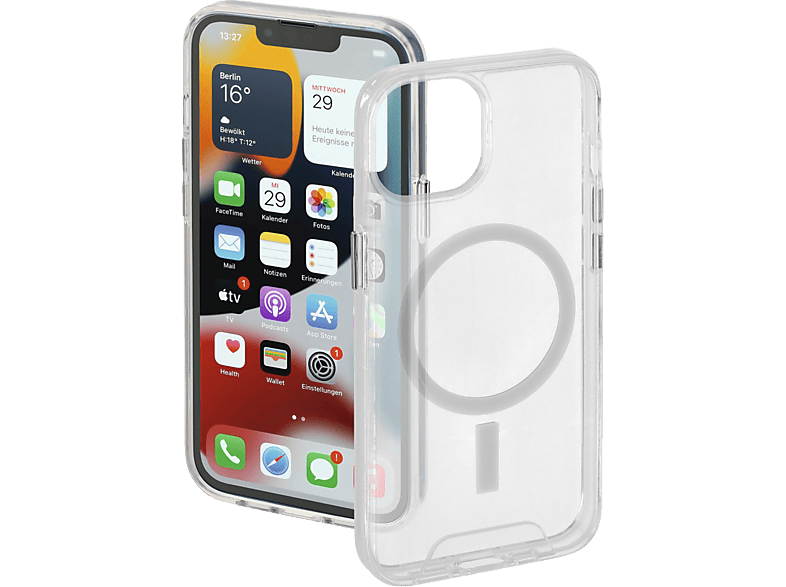 HAMA MagCase Safety, Apple, 13, iPhone Backcover, Transparent