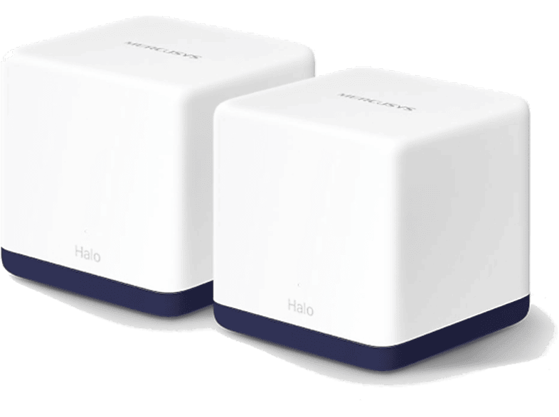 MERCUSYS Halo H50G(2-Pack), AC1900 Mbps,Gigabit Portlar,350 m²'ye Kadar Kapsama,Wi-Fi 5 Mesh Sistemi