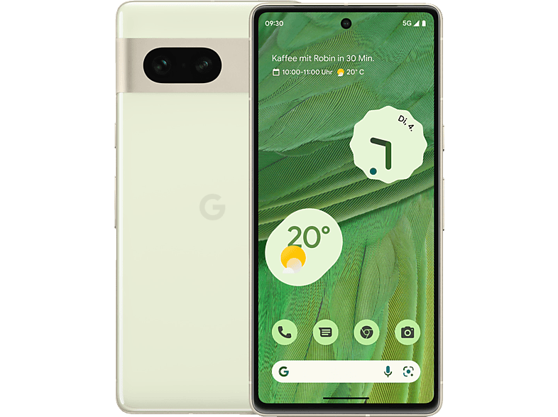 GOOGLE Pixel 7 128 GB Lemongrass Dual SIM 128 Lemongrass Ja Smartphone ...