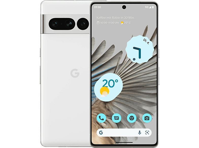 GB Dual SIM 7 Snow GOOGLE Pixel 128 Pro