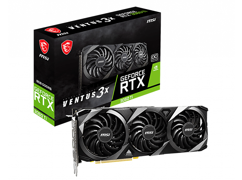 MSI VGA Geforce RTX 3060 Ti Ventüs 3X 8G OC LHR 8GB GDDR6 256Bit