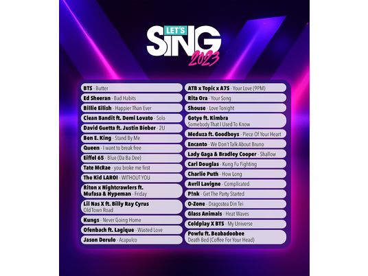 Let's Sing 2023 - PlayStation 5 - Tedesco, Francese, Italiano
