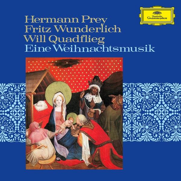 Albumcover von 'Eine Weihnachtsmusik' mit religiöser Szene.
