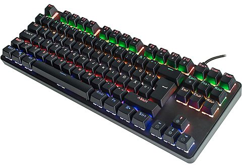 ISY IGK-4000 TKL, Gaming Tastatur, Mechanisch, Kabelgebunden, Schwarz Gaming  Tastatur | MediaMarkt