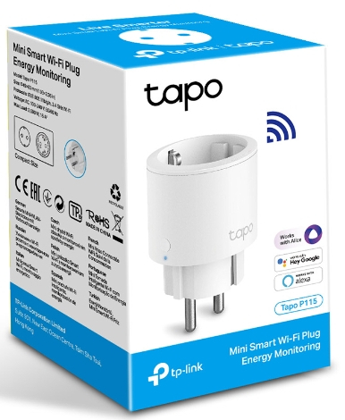 TAPO Mini Prise Connectée WiFi Blanc (TAPO P115(1-PACK))