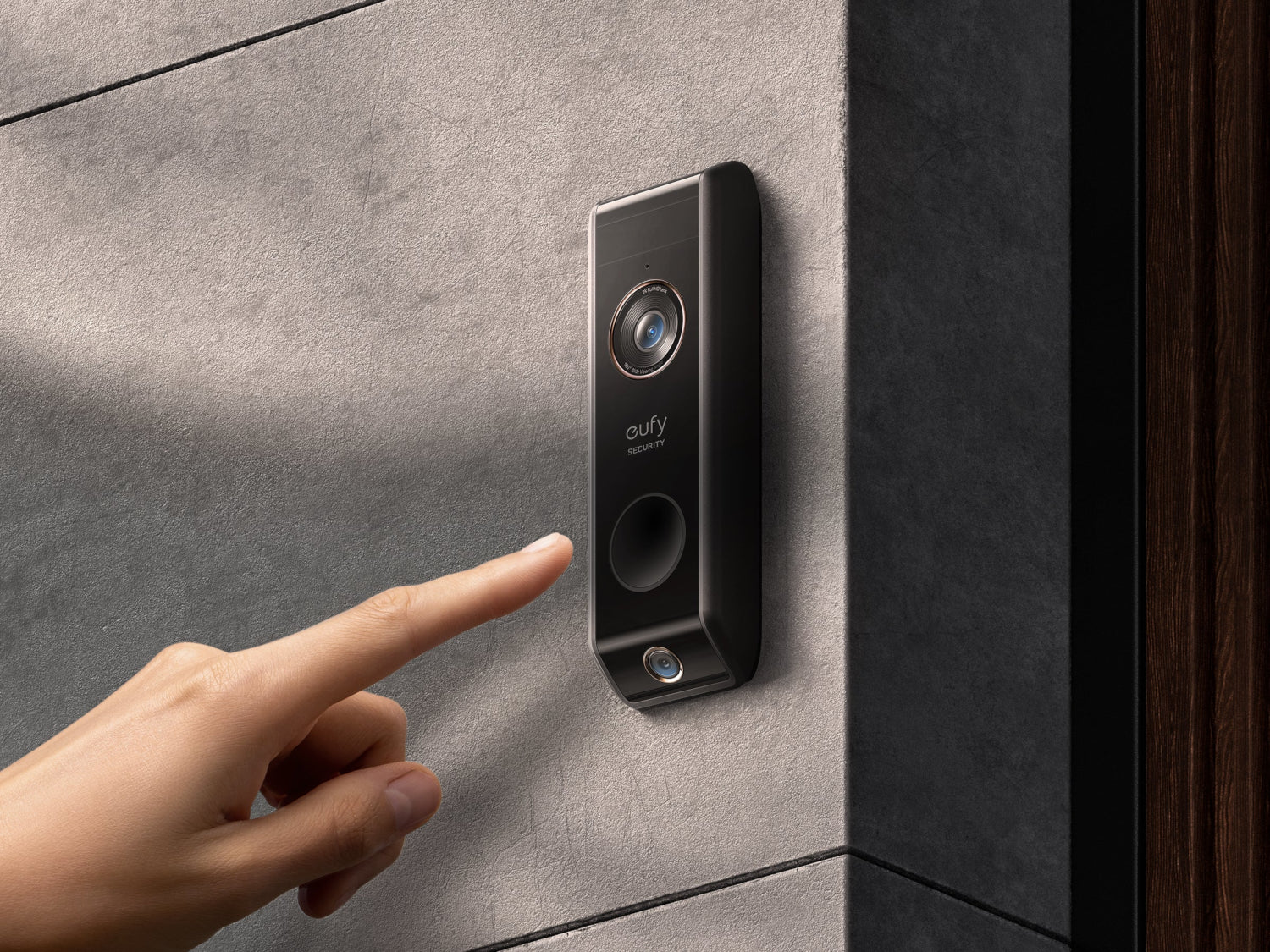 The Eufy E330 is a smart lock, security camera and video doorbell in one