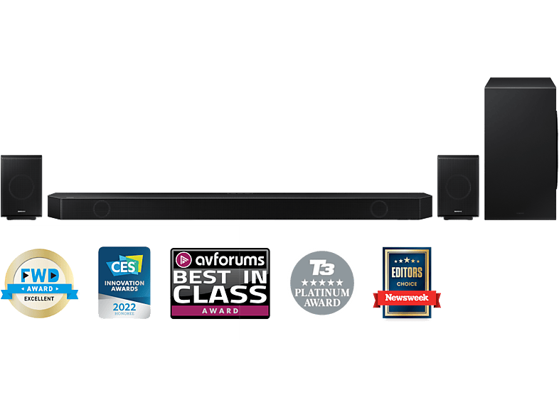 SAMSUNG Cinematic Q-series Soundbar - Home Cinema Systeem (HW-Q990B)