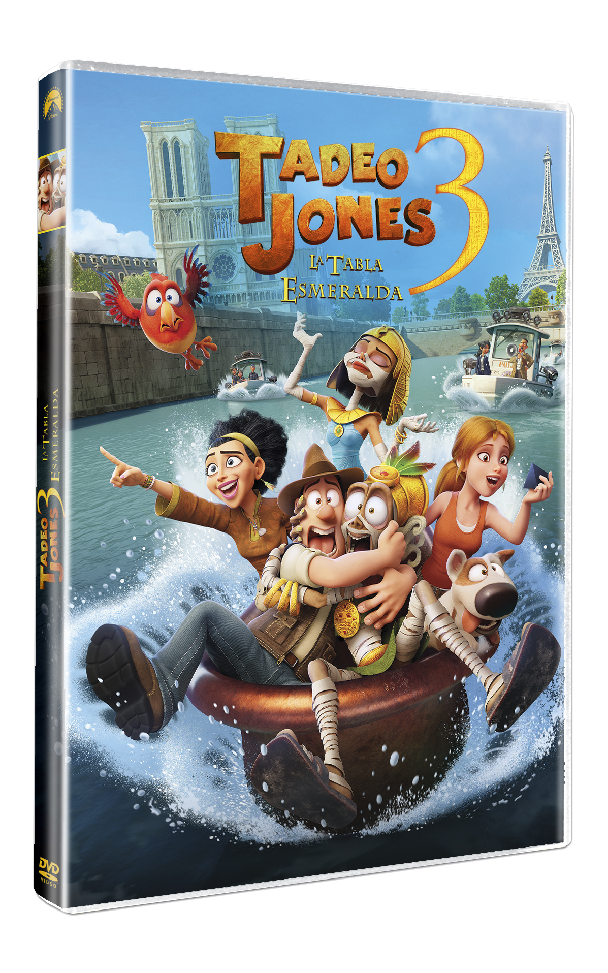 Tadeo Jones 3: La tabla Esmeralda (Incluye un cuaderno de notas) - DVD