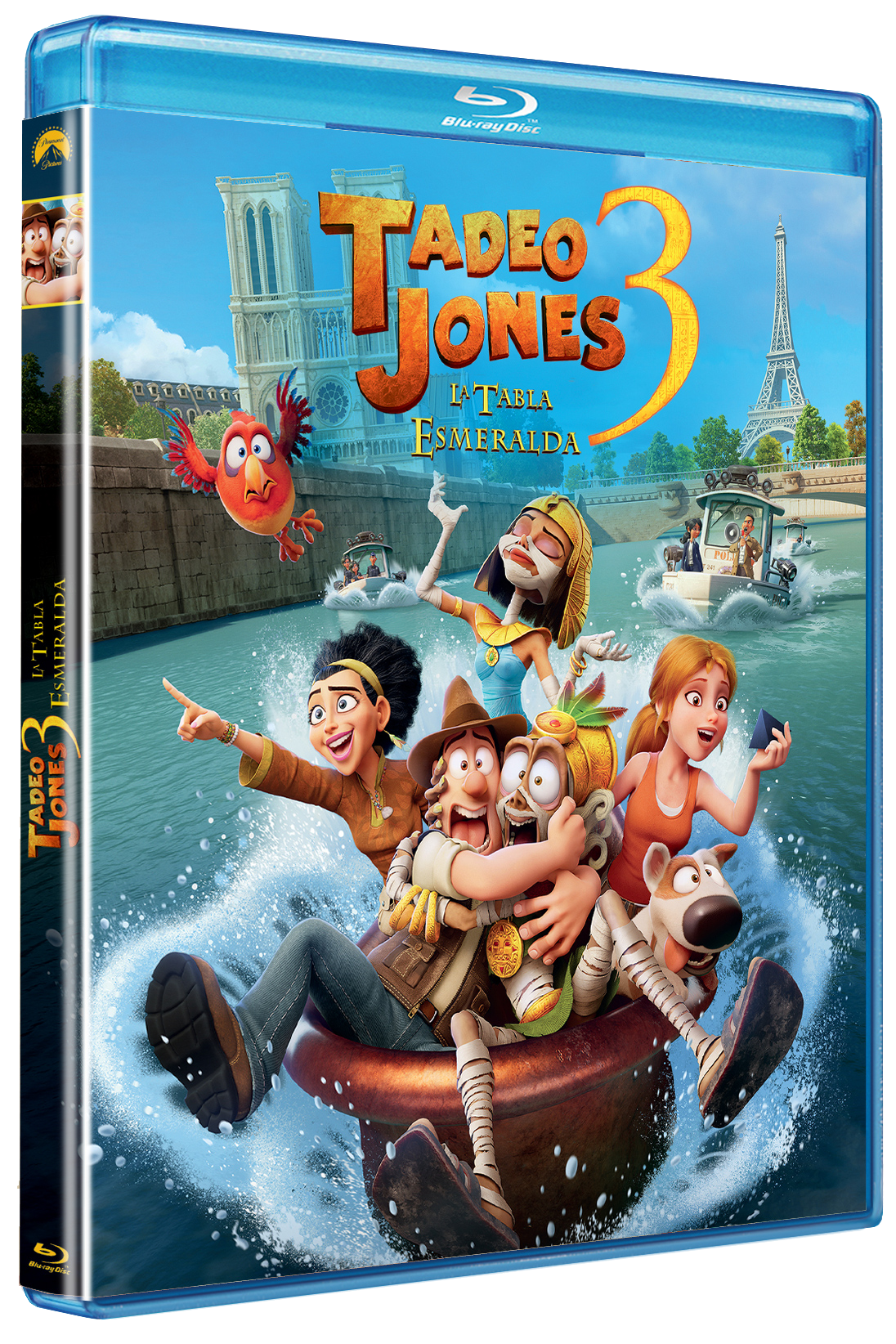 Tadeo Jones 3 la tabla esmeralda bluray incluye un cuaderno de