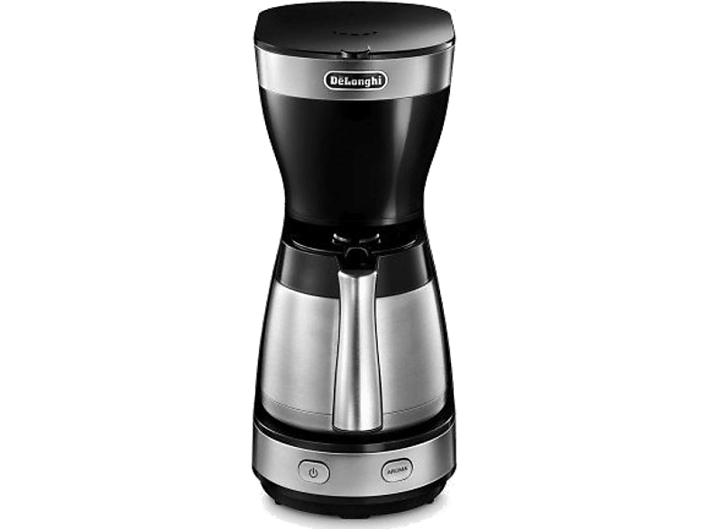 DELONGHI ICM16710 Filtre Kahve Makinesi Gümüş Siyah_1