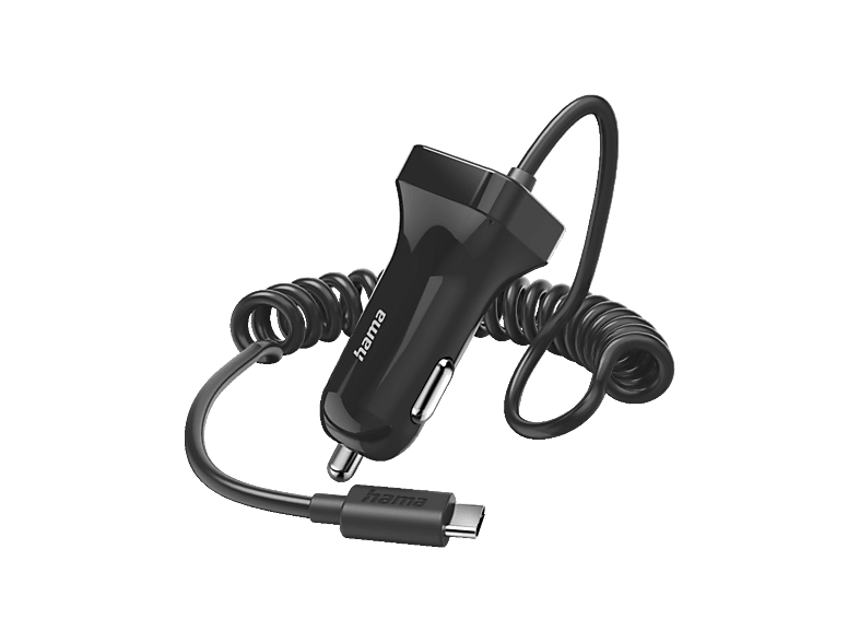 HAMA 00201609 Ladegerät für Smartphone Schwarz Zigarettenanzünder Auto ...