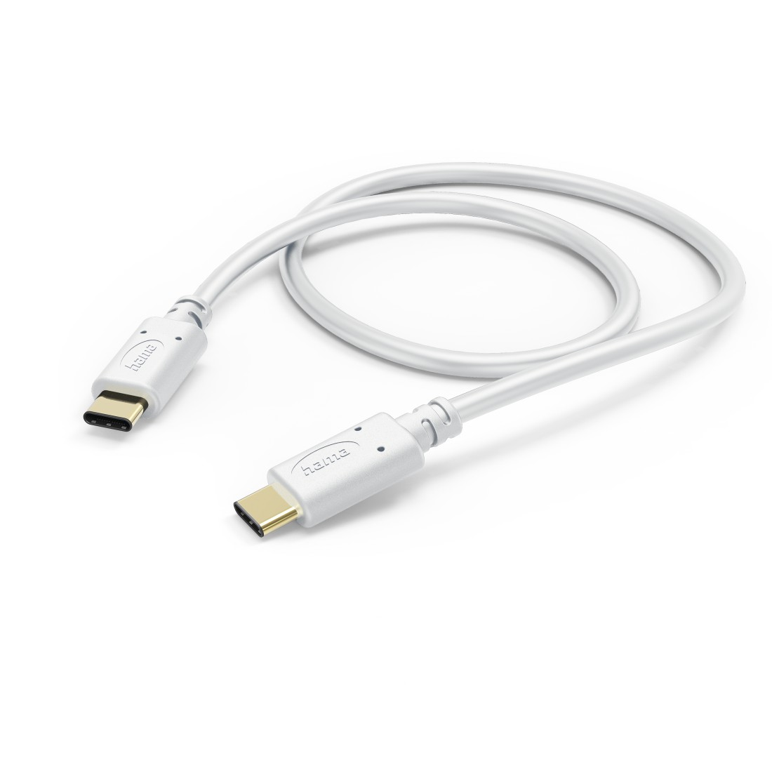HAMA USB-C auf 1,5 USB-C, Weiß Ladekabel, m
