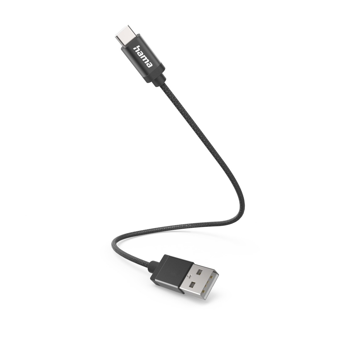 m, USB-A HAMA Ladekabel, Schwarz USB-C, auf 0,2