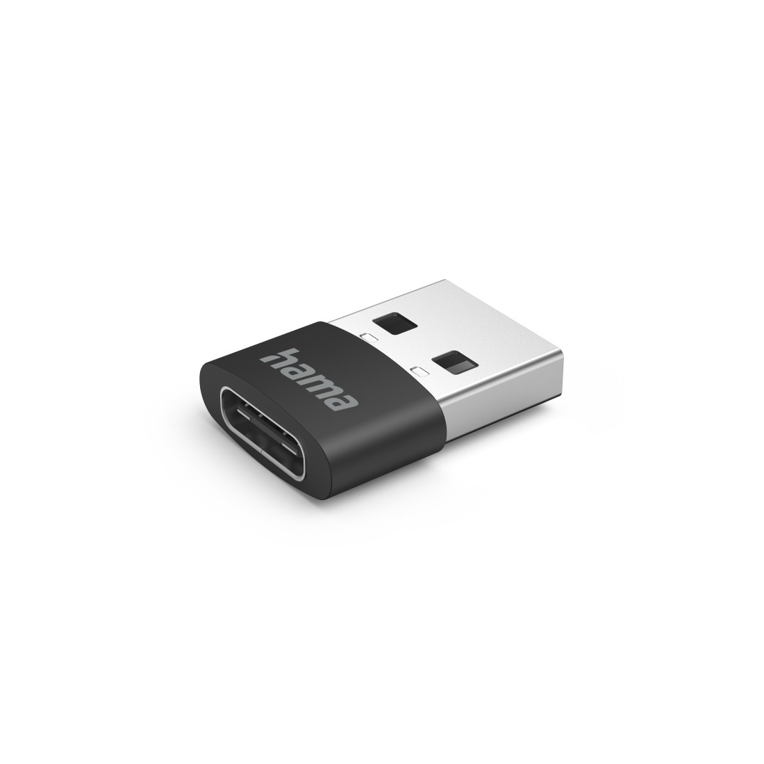 HAMA USB-C-Buchse auf USB-A-Stecker 3er Schwarz Adapter, Pack