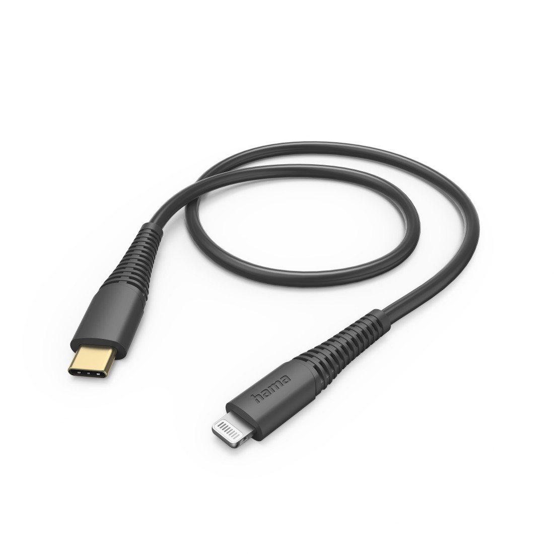 HAMA Lightning auf 1,5 Schwarz USB-C, Ladekabel, m
