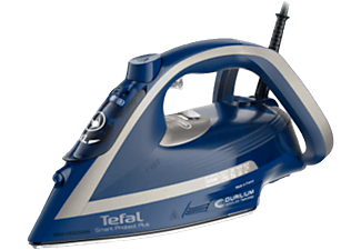 TEFAL Smart Protect Plus FV6872S0 - Dampfbügeleisen  (Blau/Silberblau  )