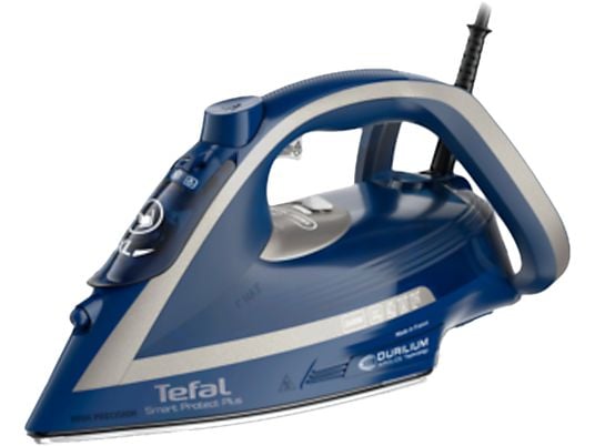 TEFAL Smart Protect Plus FV6872S0 - Fer à repasser à vapeur  (Bleu/Bleu argenté  )