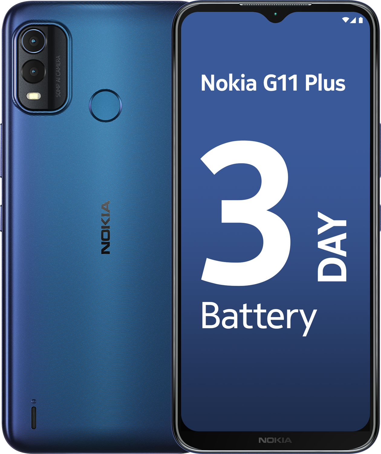 NOKIA G11 Plus 64 GB Lake Blue + Draadloze luidspreker (NG11PLUS-BLU+SP101)