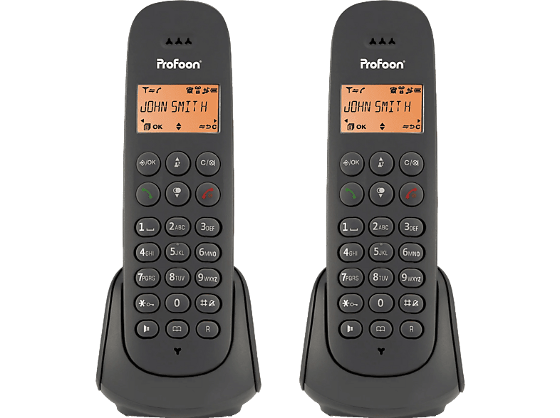 Profoon PDX-620 Duo Cordless Phone