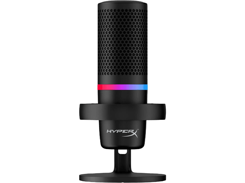 Micrófono - HyperX DuoCast, USB, Para PC/PS5/PS4, Mac, Sensibilidad -6 dB (1 V/Pa a 1 kHz), Negro