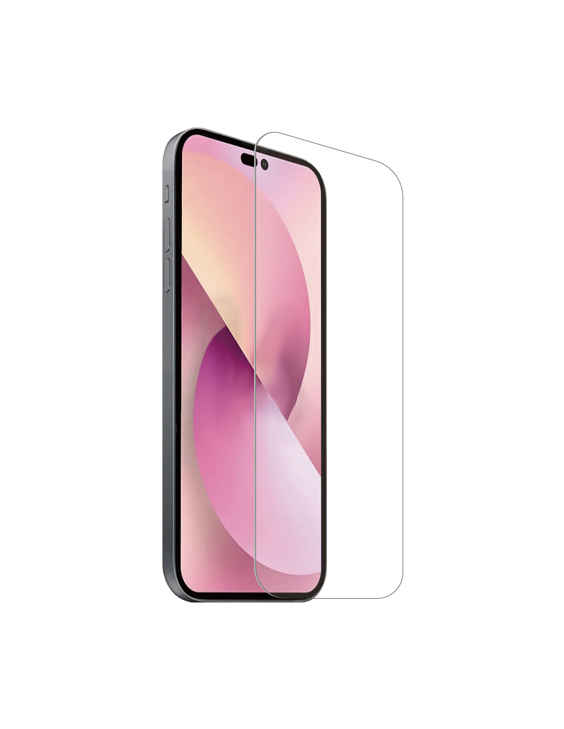 Protector pantalla - Muvit For Change, MCTPG0167, Para IPhone 14 Pro Max, Vidrio Templado, Transparente