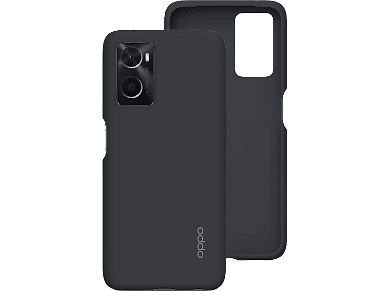 Funda móvil - OPPO, ‎OPA96A76CHOIR, Para A96/A76, Silicona, Negro