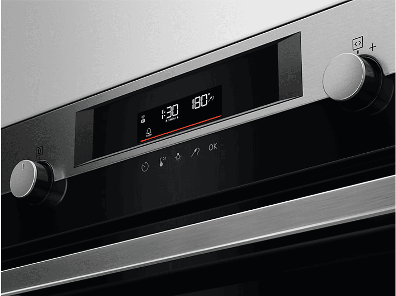 Horno a vapor - AEG BSE572360M, Multifunción, Pirolítico, 72 l, Sonda térmica, 60 cm, Inox – imagen 3