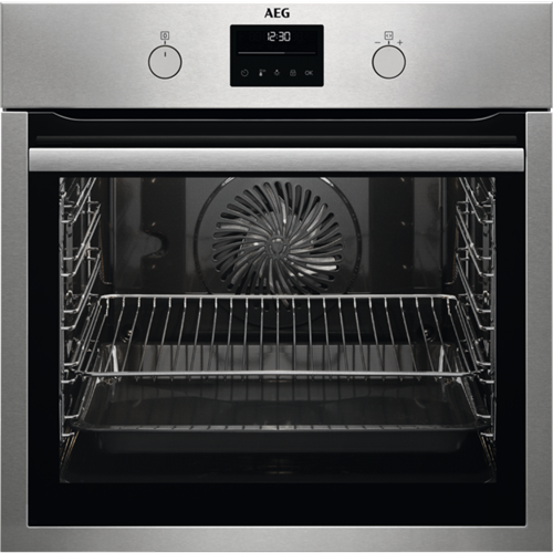 Horno - AEG BPS335160M, 71 l, Multifunción, Independiente, Pirolítico, 60 cm, A+, Inox Antihuellas