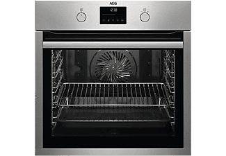 Horno - AEG BPS335160M, 71 l, Multifunción, Independiente, Pirolítico, 60 cm, A+, Inox Antihuellas