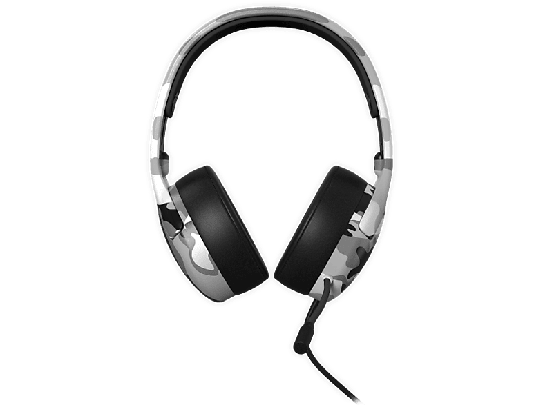 Qware New Orleans Camo Casque Gaming Blanc