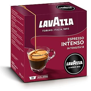 LAVAZZA Capsule originali Lavazza per Macchine Espresso Lavazza A Modo Mio INTENSO 36CAPS, 0,12 kg