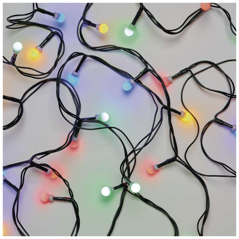 EMOS kül és beltéri LED fényfűzér, 8 méter, 80 LED, színes (D5AM05)